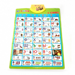 Обучающий плакат Первая азбука - Маша и медведь (Умка, HX0251-Rsim)